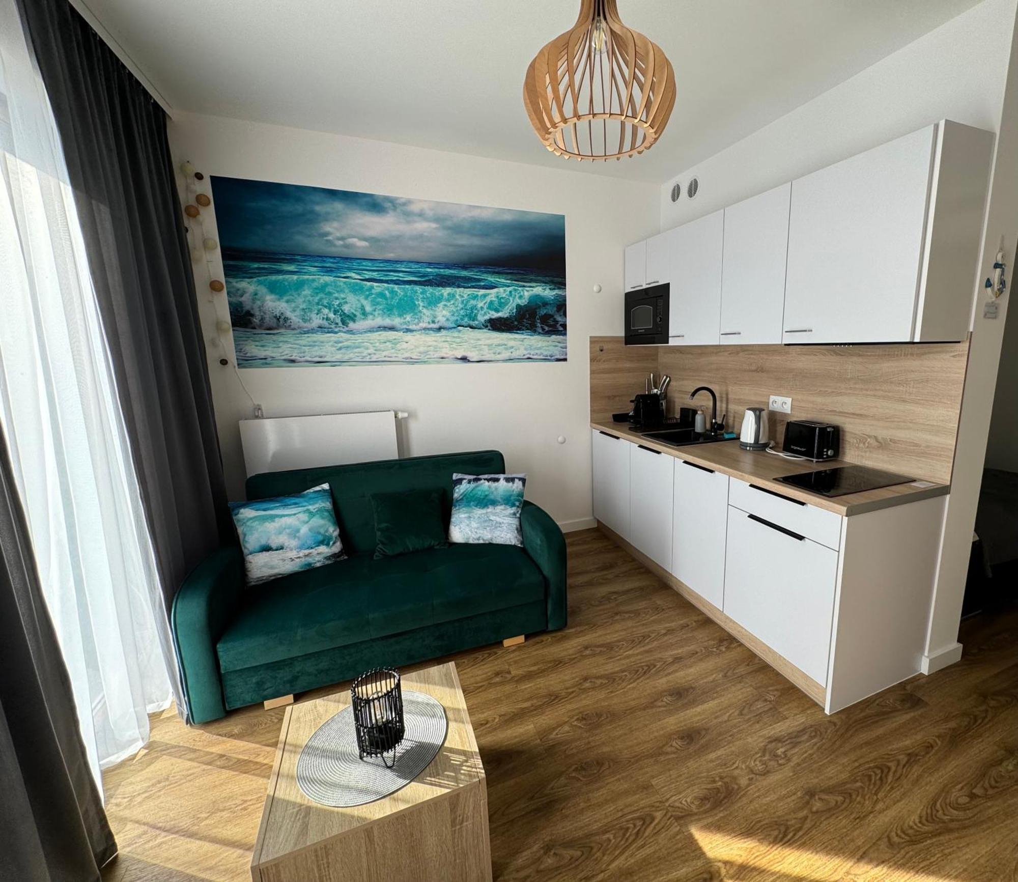 Klimatyzowany Apartament Blue , Sarbinowo Parking Basen Buitenkant foto