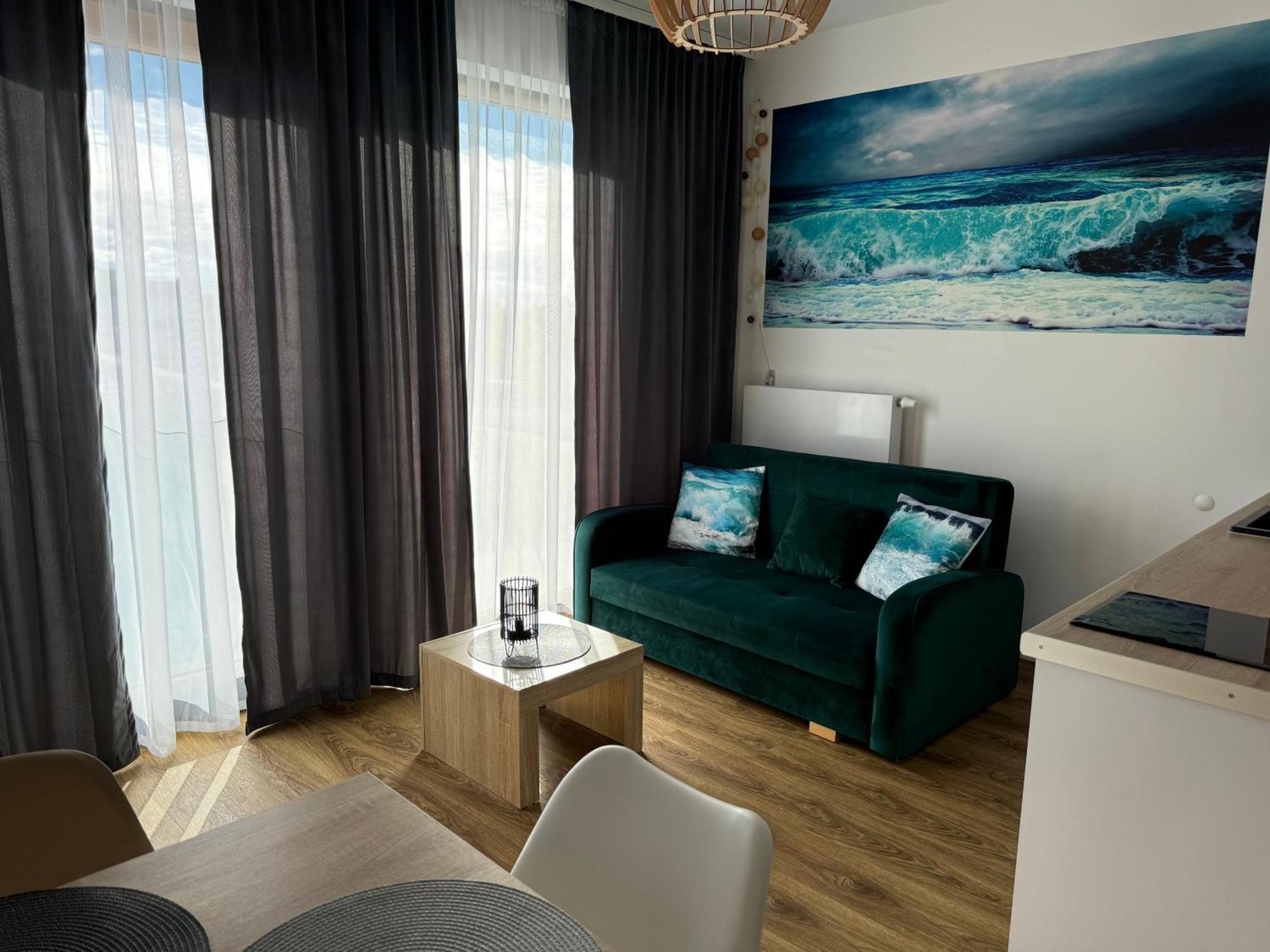 Klimatyzowany Apartament Blue , Sarbinowo Parking Basen Buitenkant foto